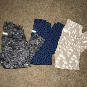 3 Pairs of AERIE  legging